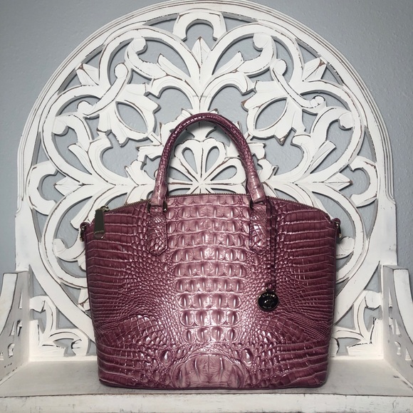 Brahmin Duxbury Satchel Tea Rose & Wallet SET - Picture 3 of 11